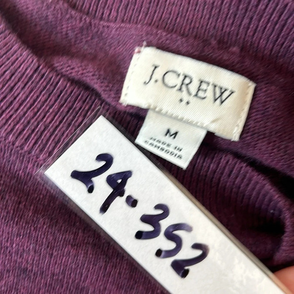 Purple J. Crew Sweater - Picture 4 of 5